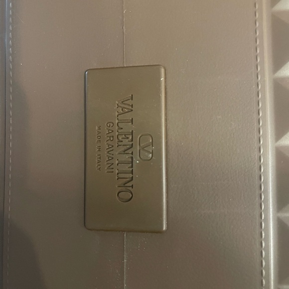 Valentino Garavani Le Troisième Brown Geometric Tote Bag - Picture 4 of 4